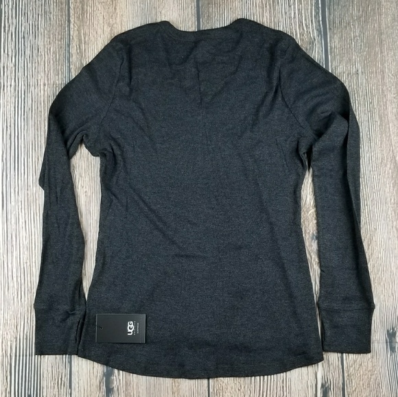 *NWT* UGG Jillian Bed Henley - Grey - Picture 4 of 8